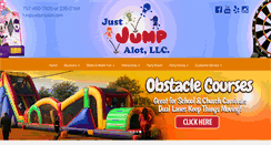 Desktop Screenshot of justjumpalot.com